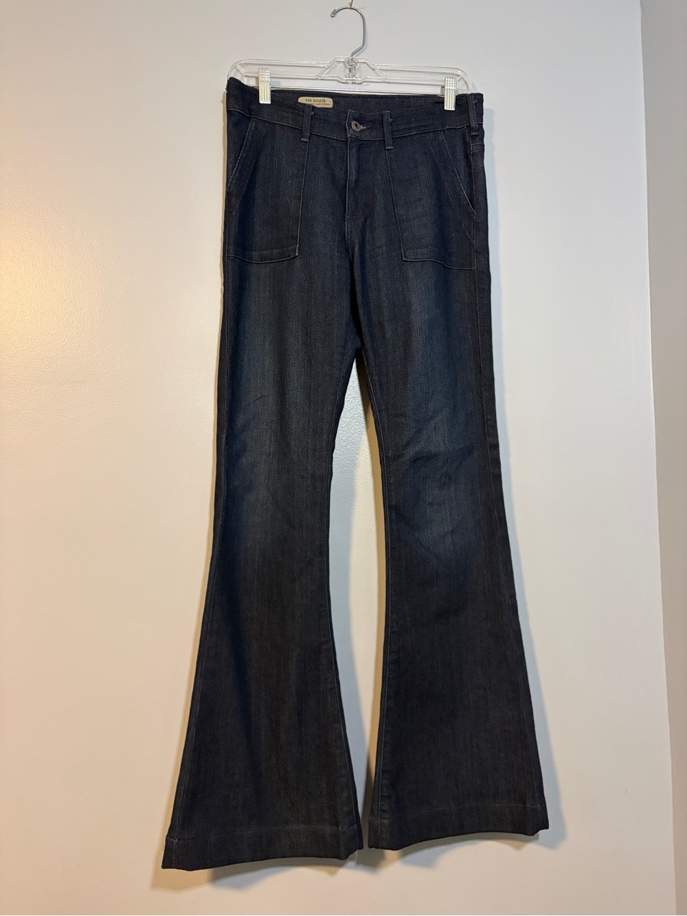 Ag Adriano Goldschmied Dark Indigo Flare Jeans The Goldie